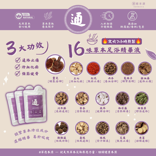 【 通💆🏻♂️】草本浸腳精華 (7包入)